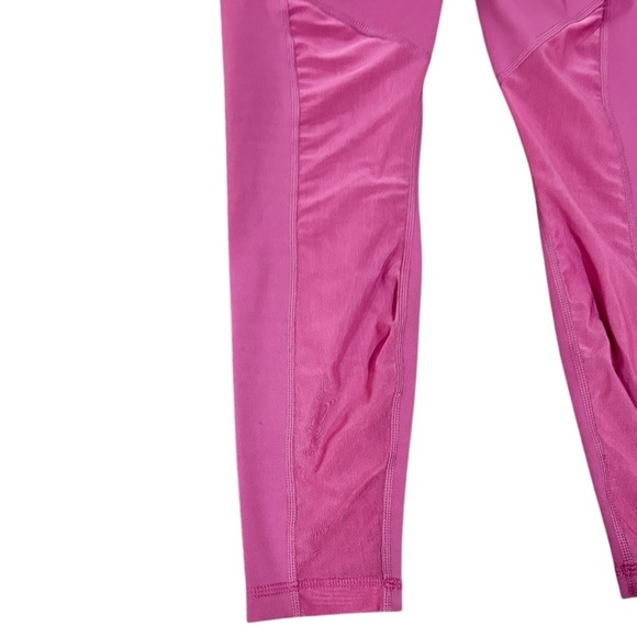 Yogalicious Lux berry Leggings cropped pockets ruched back high waist small - Picture 5 of 7